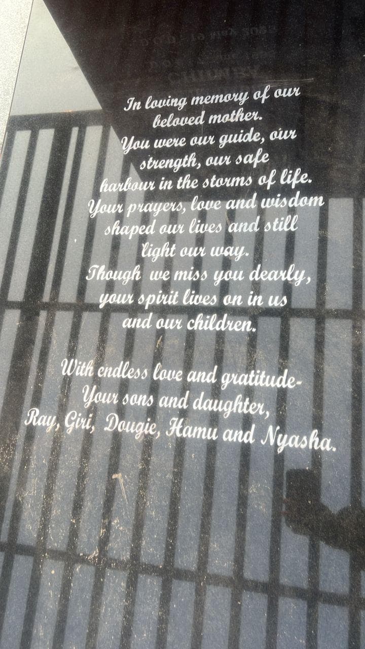 Grave site of Virginia Dadirayi Chiimba — photo 2